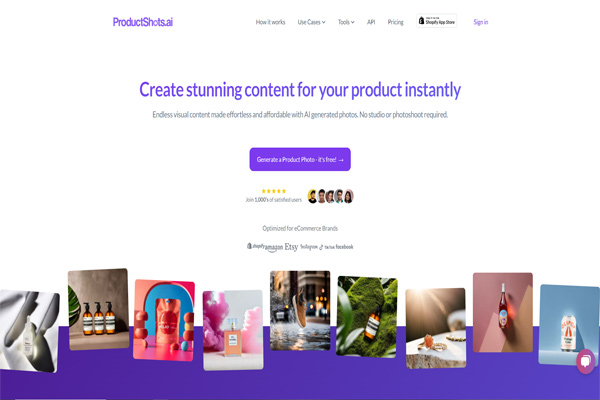 Product Shots AI-apps-and-websites