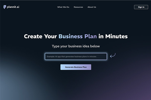 Plannit AI-apps-and-websites