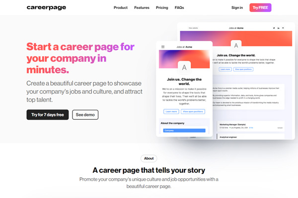 Career Page-apps-and-websites