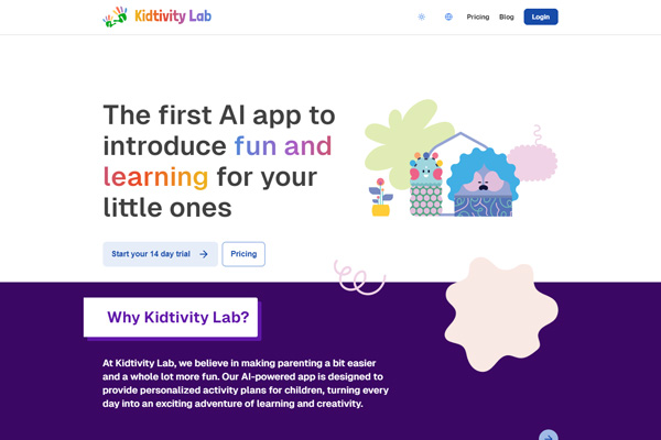 Kiditivity Lab-apps-and-websites