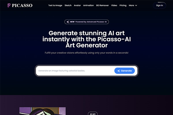 Picasso AI-apps-and-websites
