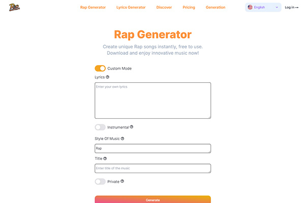 RapGenerator-apps-and-websites