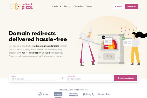 Redirect Pizza-apps-and-websites