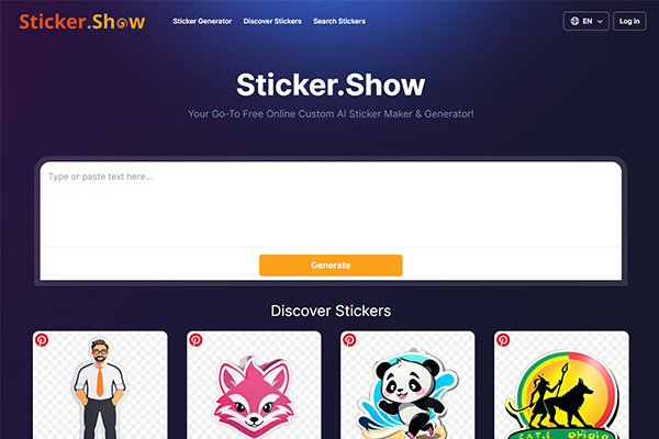 Sticker Show-apps-and-websites