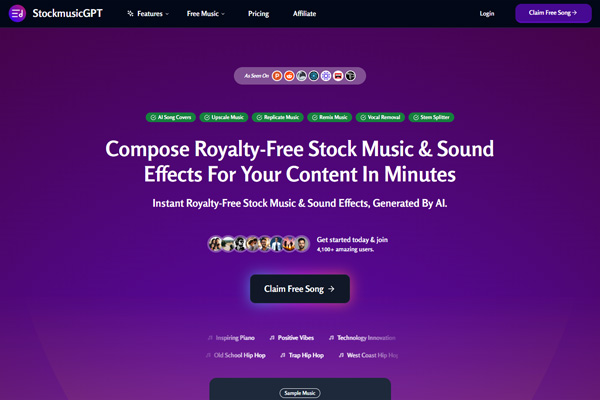 Stock Music GPT-apps-and-websites