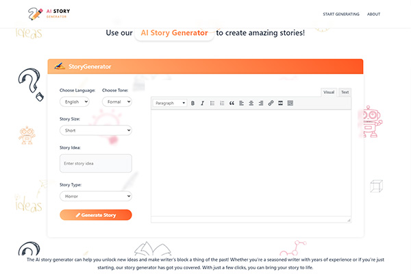 Story Generate-apps-and-websites