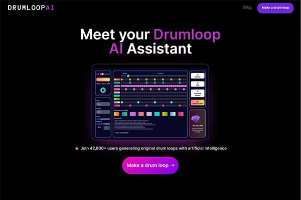 Drumloop AI-apps-and-websites