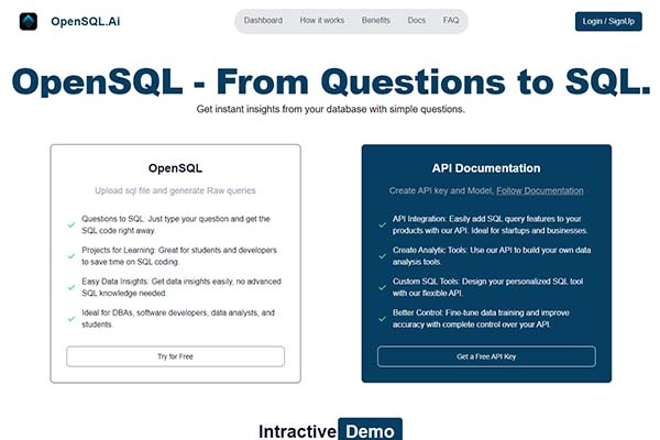 OpenSQL-apps-and-websites