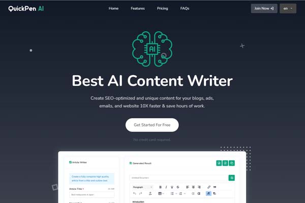 QuickPen AI-apps-and-websites