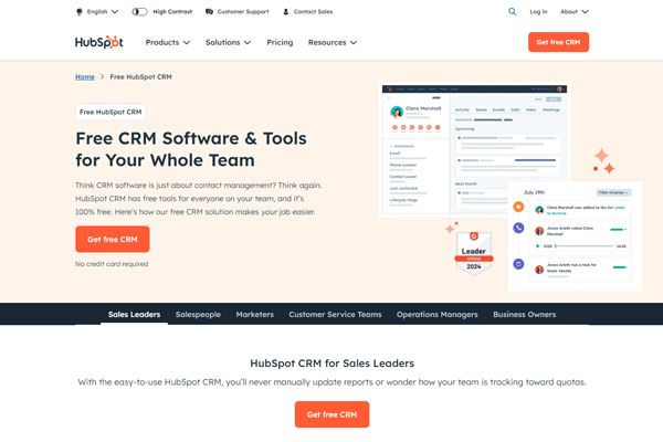 HubSpotCRM-apps-and-websites